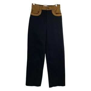 Oak + Fort Cotton Wide Leg Jeans